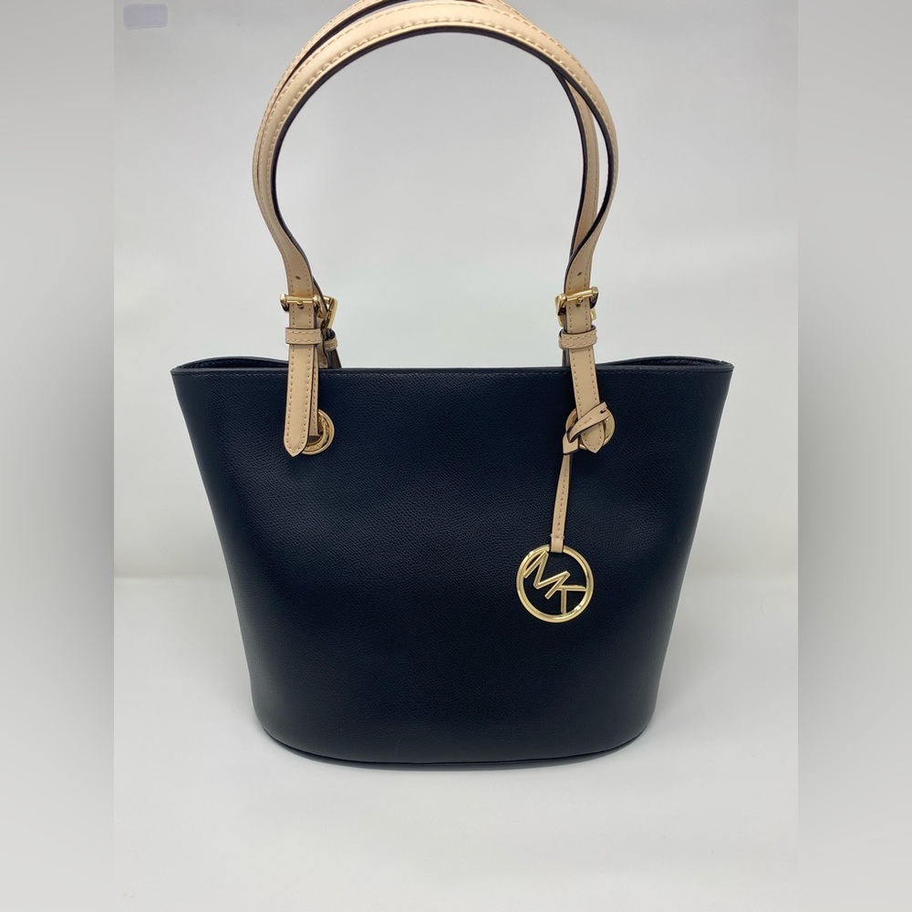 Michael Kors Black Purse - Medium Jet Set Travel Tote